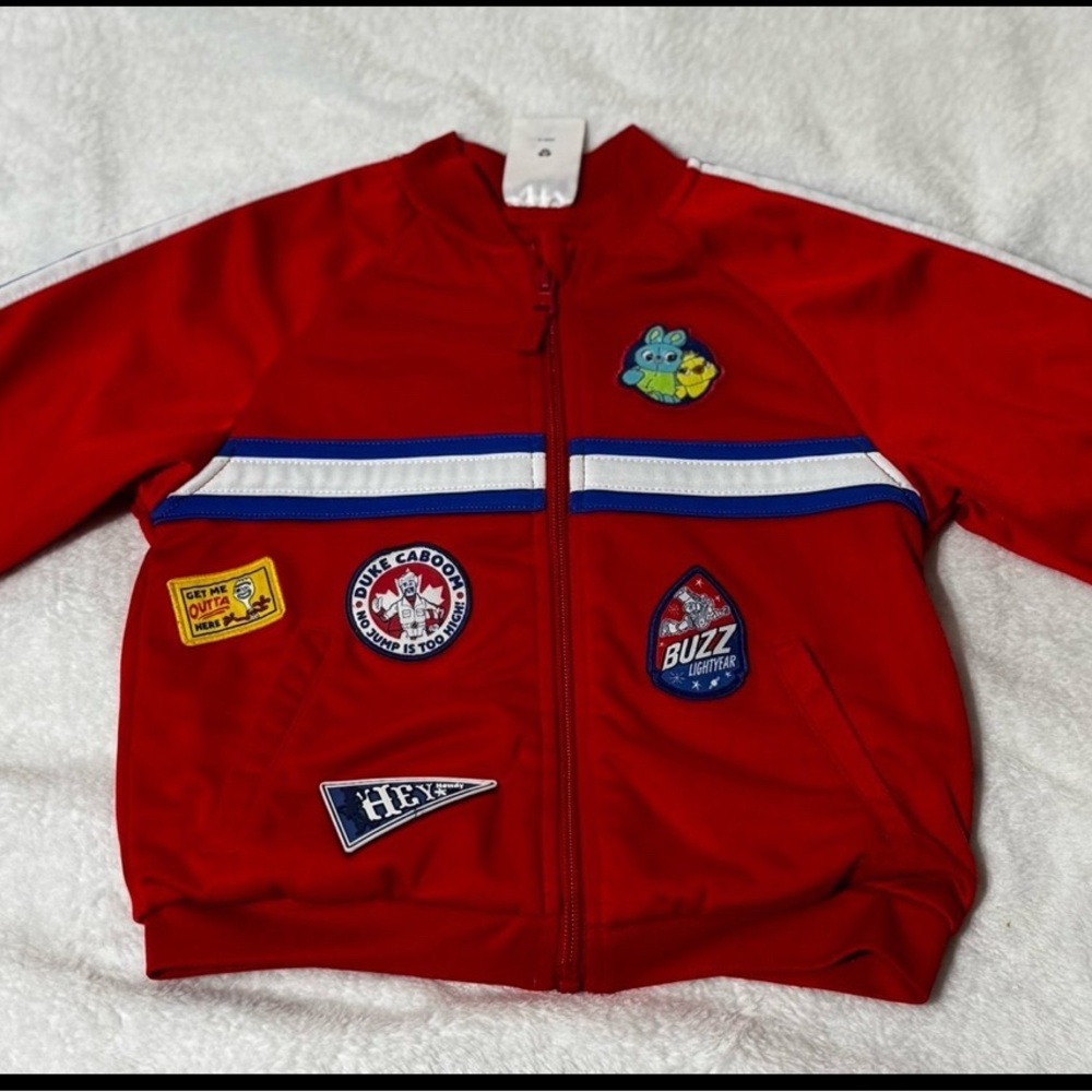Disney Toy Story 4 red zip Jacket for Boys size 3T